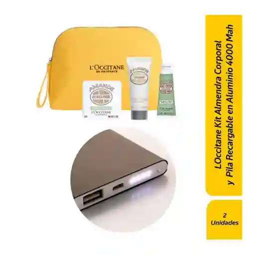 Combo L'Occitane Almendra Corporal + Batería Recargable