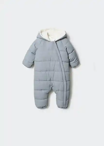 Abrigo Anorak Teddyl5 Antracita Talla 64 Niños Mango