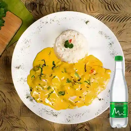 Combo Ají de Gallina + Manantial con Gas 600 ml