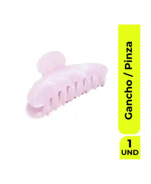 Neon Clip Perlado Rosa Gancho Pinza
