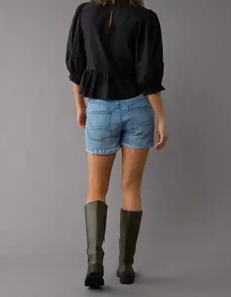 Short Mujer Azul Talla 10 8189851 American Eagle