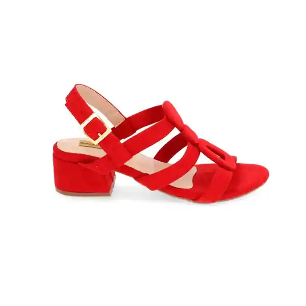 Sandalias Medium Petra Rojo Talla 39