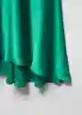 Vestido Rosa-A Verde Talla Xl Mujer Mango