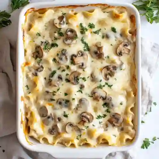 Asagna Pollo Champiñón