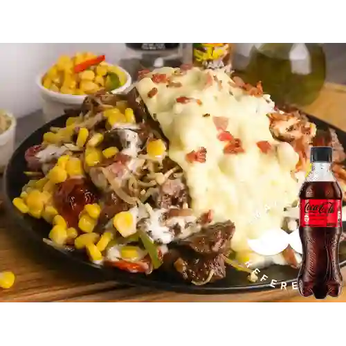 Combo Desgranado de Carne +Cocacola S/az 400ml