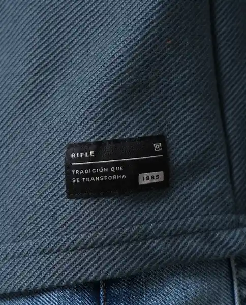 Camiseta Hombre Azul Talla XXL 109G006_AZU184028 Rifle