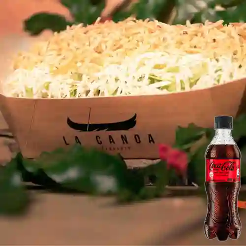 Combo Canoa de Papas Especial +Cocacola S/az 400ml