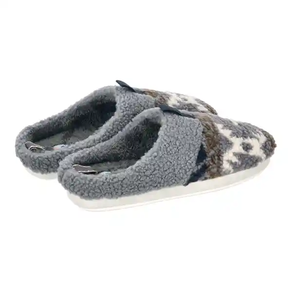 Pantufla Sherpa Hombre Diseño 0011 T 46 Casaideas