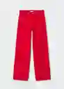 Jean Widered Rojo Talla 18 Teen Niñas Mango