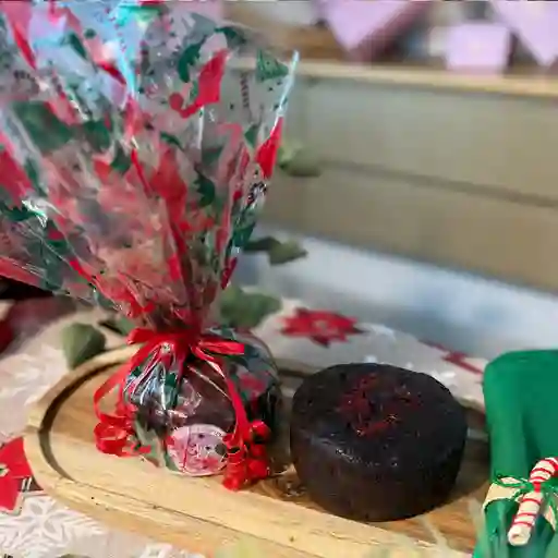 Ponque negro navidad 1/8