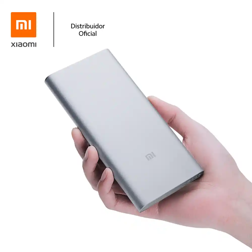 Xiaomi Bateria Externa Original Power Bank 10000 Mah Plata