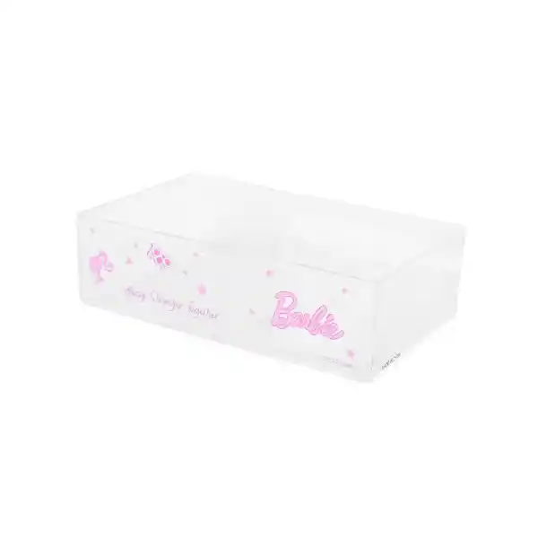 Caja de Almacenamiento Transparente Apilable Barbie Miniso