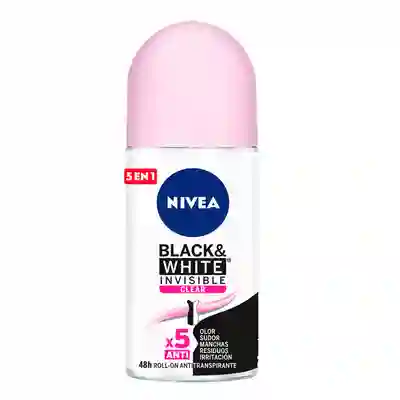 Nivea Desodorante Invisible for Black & White Invisible Clear en Roll On