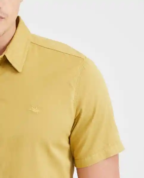 Camisa Dyed Twill Manga Corta Verde Talla M Chevignon