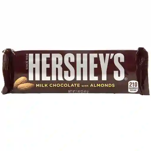 Hersheys Barra de Chocolate con Leche y Almendra