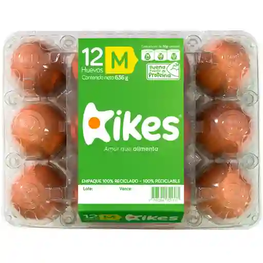 Kikes Huevos Color Rojo Tipo A