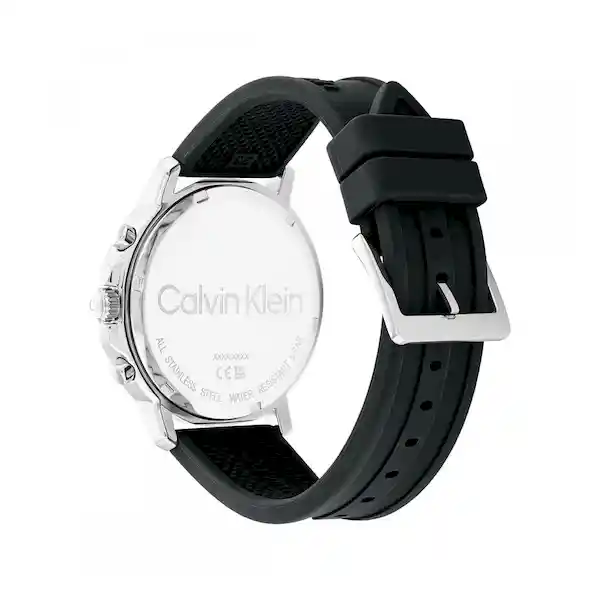 Reloj Gauge Sport Para Hombre Color Negro 25200072 Calvin Klein