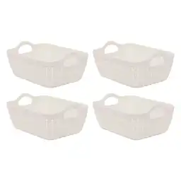 Miniso Organizador de Plástico Blanco S