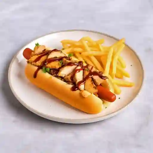 Perra loca con papas