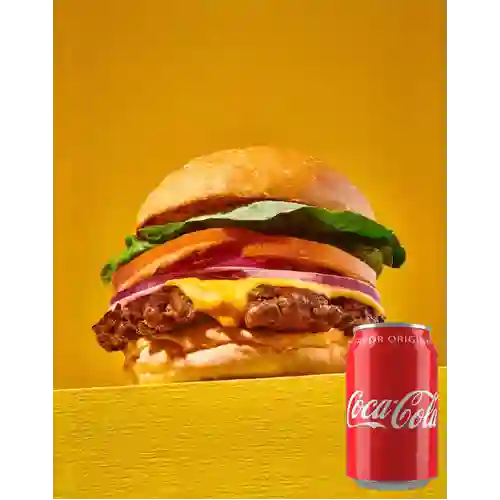 Combo Cheeseburger + Coca-Cola Sabor Original 330 ml