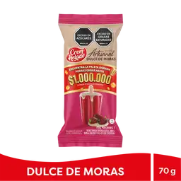 Crem Helado Artesanal Mora Leche Condensada 70 g
