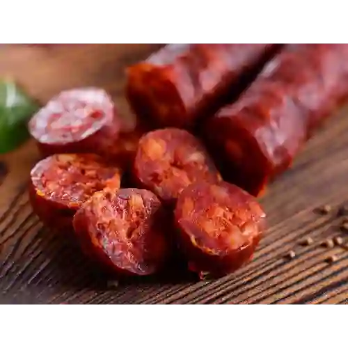 Porción de Chorizo X2 , Patacón y Hogao