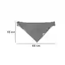Bandana Reflectante Serie Silver Gray Plateada Miniso