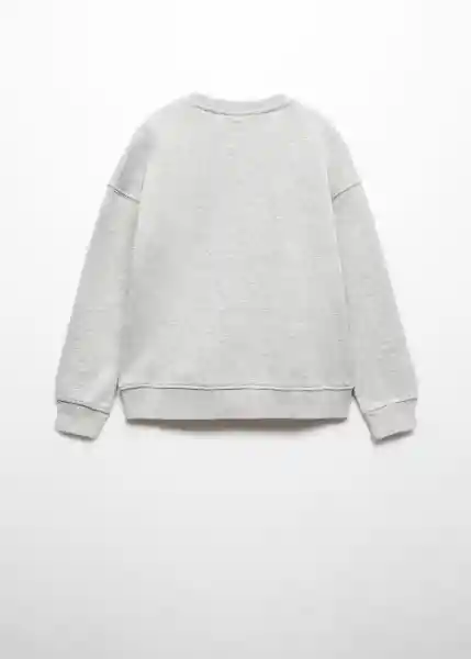 Buzo Sudadera Magique Gris Medio Vigore Talla 08 Niña Mango