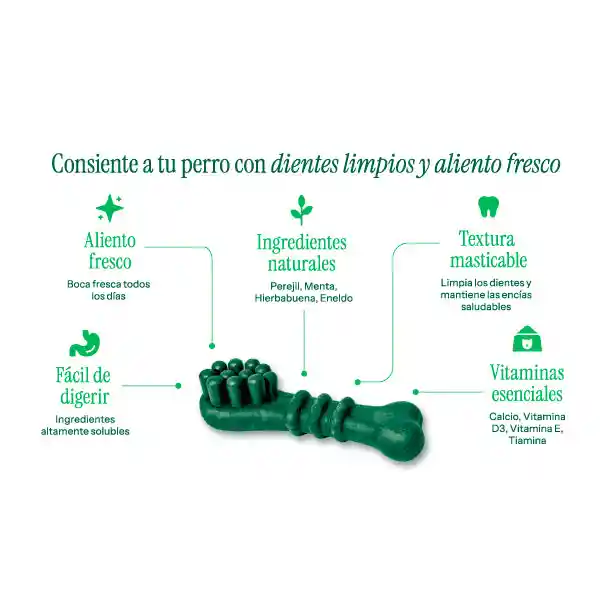 Menthic Snack Dental Para Perros Cepillos Talla S