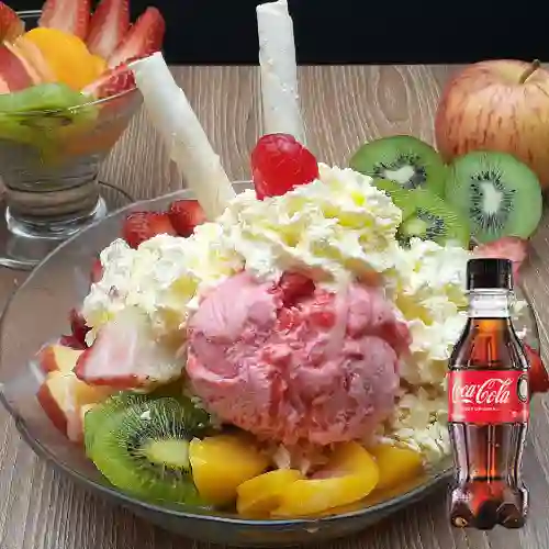 Combo Ensalada de Frutas Especial +Cocacola Orig 250ML