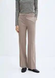 Pantalón Chloe Topo Talla 42 Mujer Mango