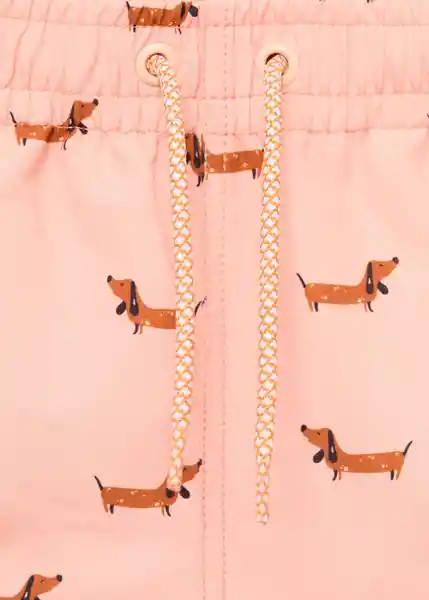 Short Bañador Hotdogkb Naranja Talla 05 Niños Mango