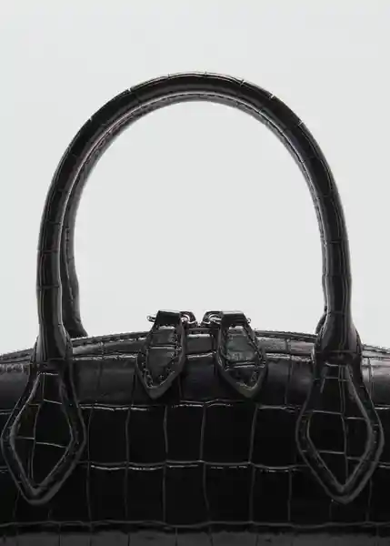 Bolso P Cuenca Negro Talla 99 Mujer Mango