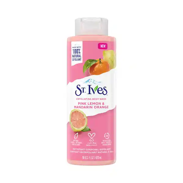 ST. Ives Jabón Liquido Corporal Limon & Mandarina 16 Oz