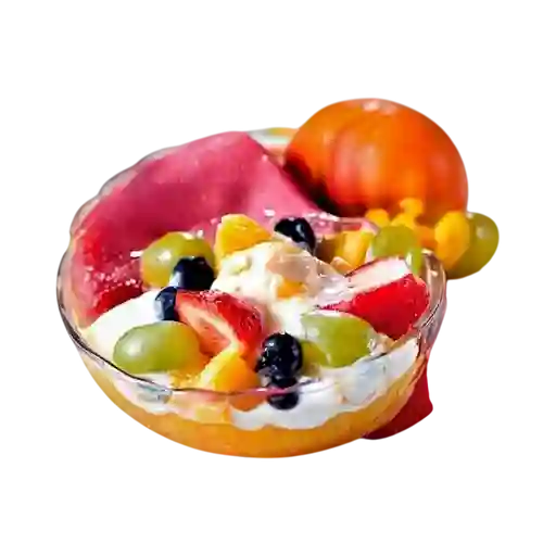 Ensalada De Fruta Con Crema, Yogur
