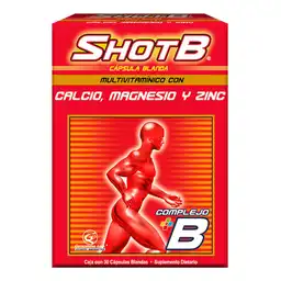 Shot B Suplemento Dietario con Complejo B Multivitamínico