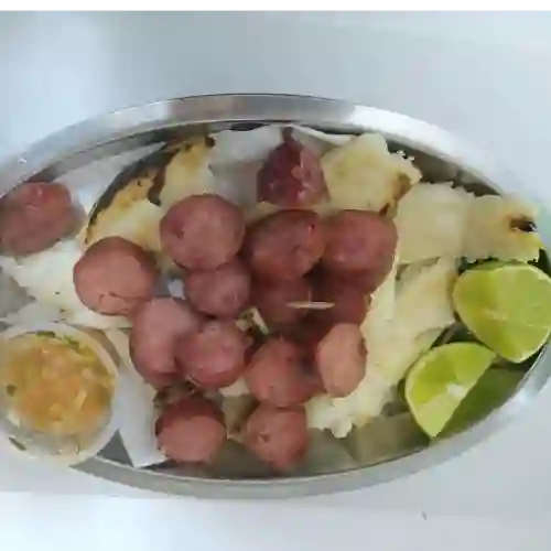 Arepa con Chorizo