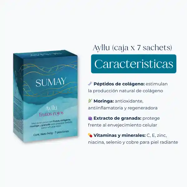 Sumay Mezcla en Polvo Ayllu Frutos Rojos