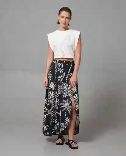 Falda Mujer Negro Talla 4 249G003_NEG194007 Rifle