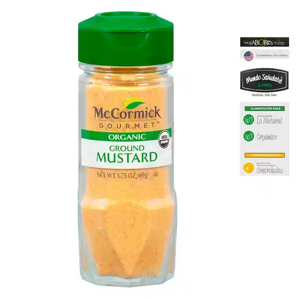 Mostaza Molida Mccormick Gourmet Orgánica