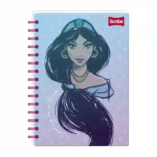 Scribe Cuaderno Argollado 105 Princesas 80 Hojas