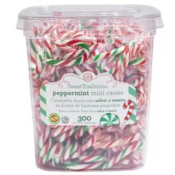 Sweet Traditions Caramelo Duro Peppermint Mini Canes