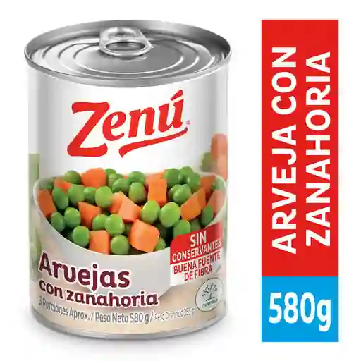 Zenú Arvejas con Zanahoria