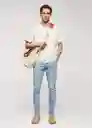 Jean Jude Tejano Claro Talla 40 Hombre Mango