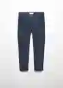 Pantalón Cargo Niños Navy Talla 12 Mango