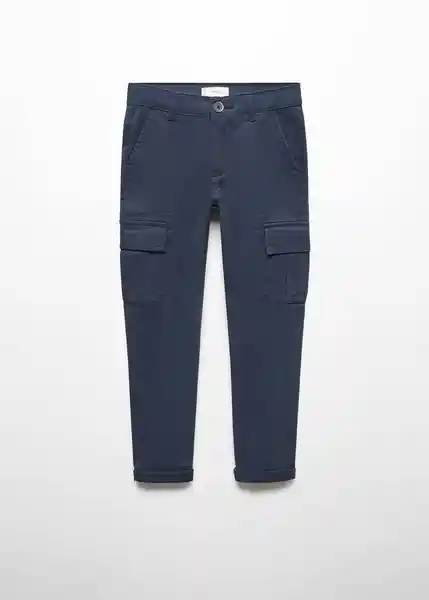 Pantalón Cargo Niños Navy Talla 12 Mango