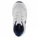 Los Gomosos Tenis Gomyschool New Unisex Blanco y Azul Talla 33