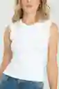 Top Zipline Color Blanco Crudo Talla M Ragged