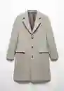Abrigo Pep Topo Talla M Hombre Mango