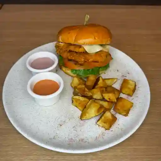 Pollo crispy burger
